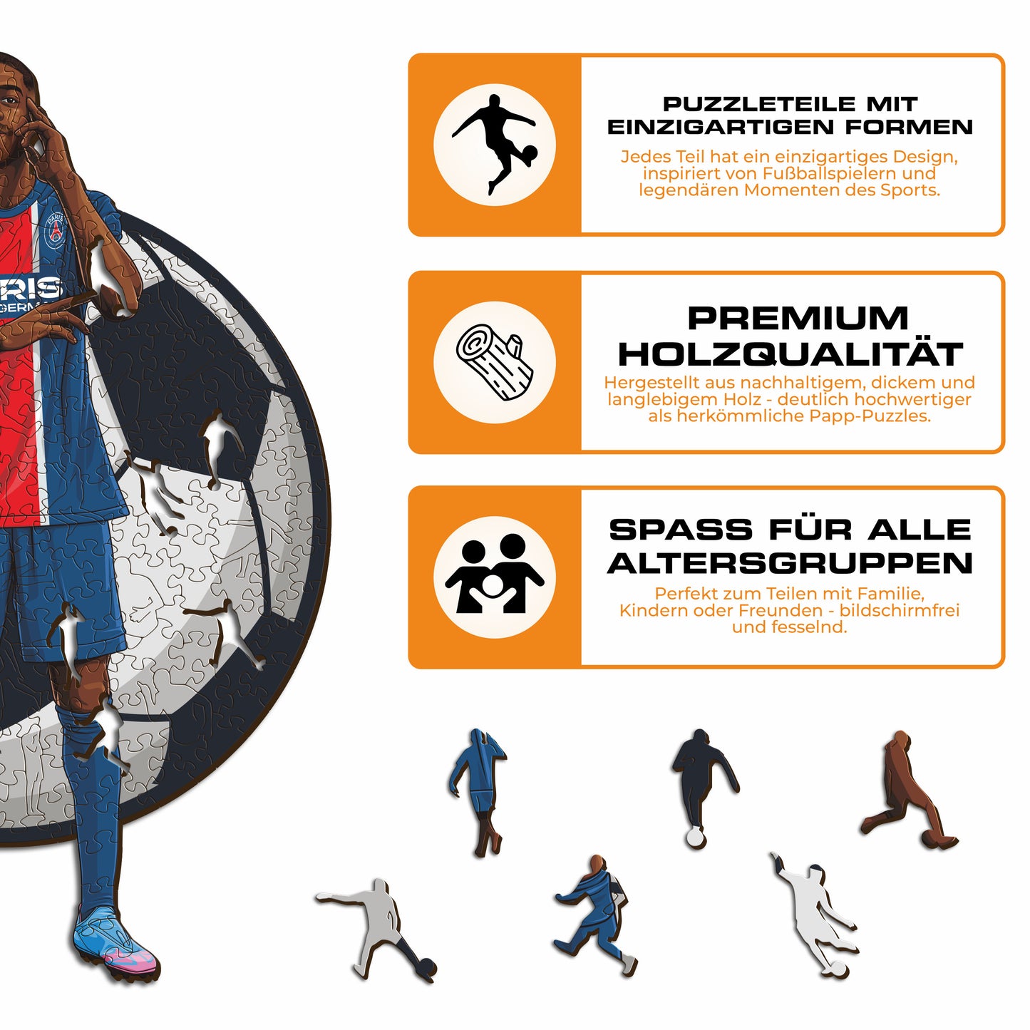 Ousmane Dembélé - Holzpuzzle