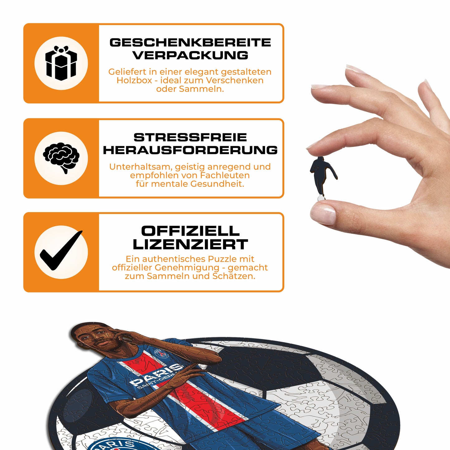 Ousmane Dembélé - Holzpuzzle