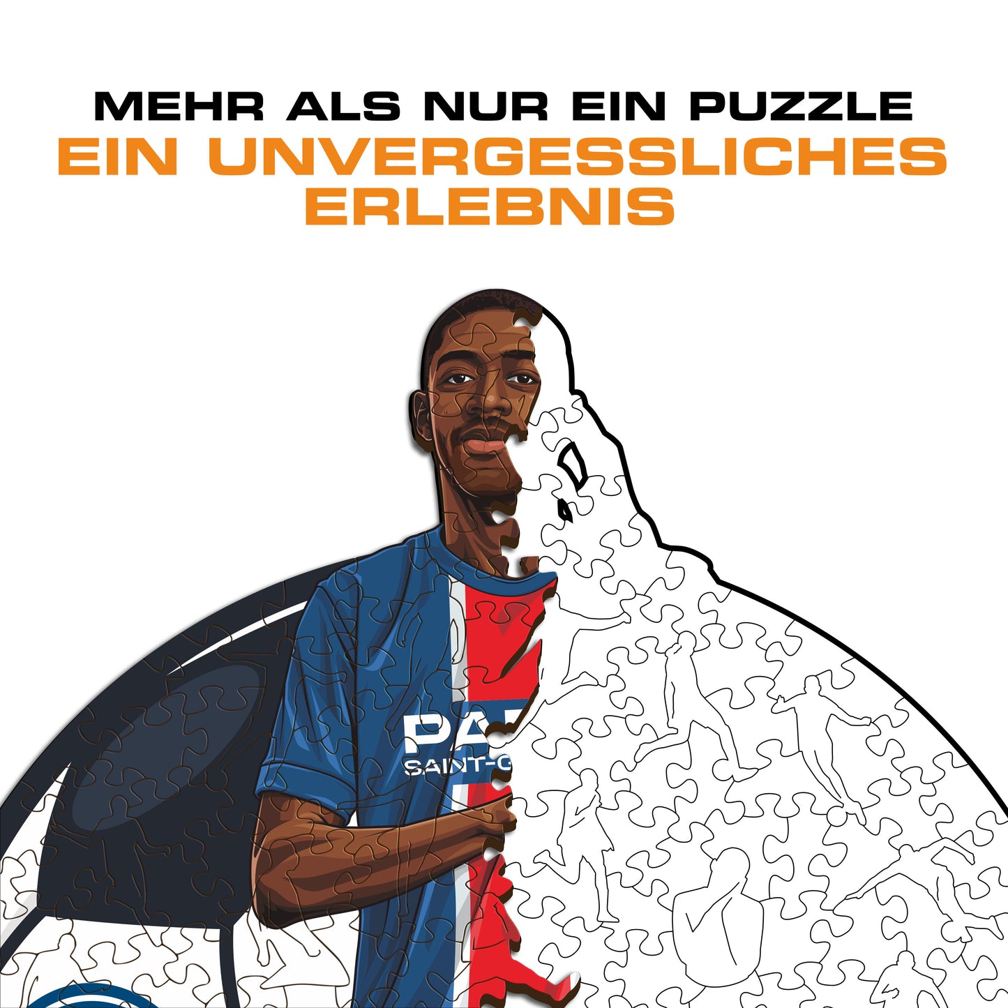 Ousmane Dembélé - Holzpuzzle