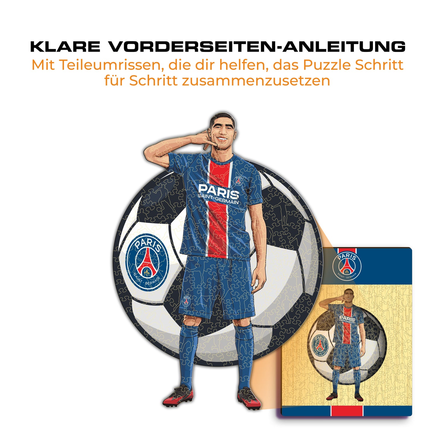 Achraf Hakimi - Holzpuzzle