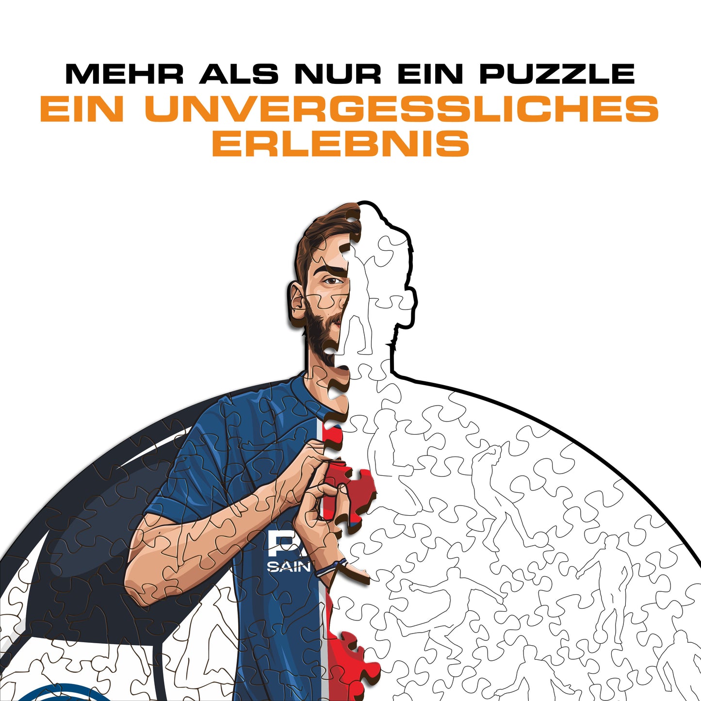 Khvicha Kvaratskhelia - Holzpuzzle