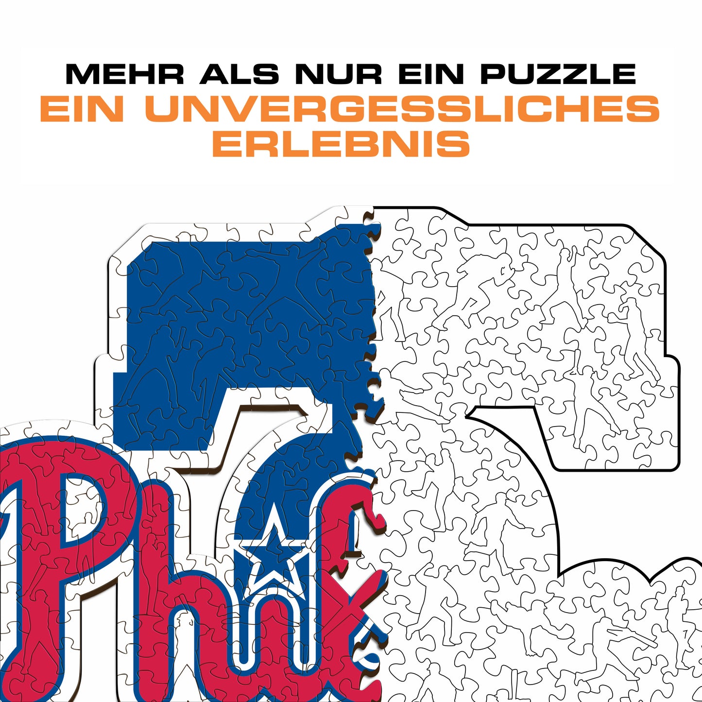 Philadelphia Phillies™ Logo - Holzpuzzle