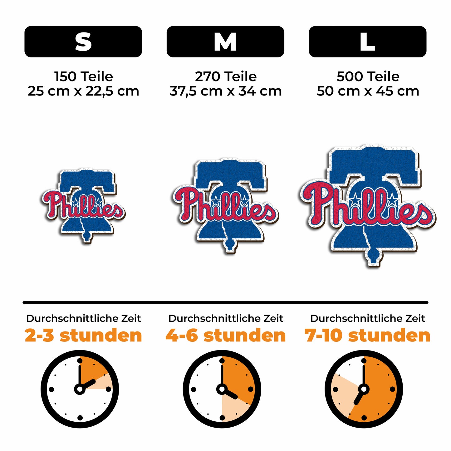 Philadelphia Phillies™ Logo - Holzpuzzle