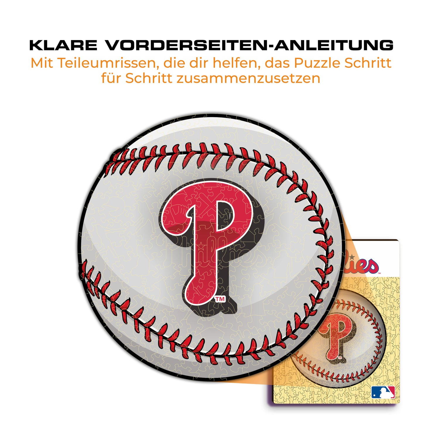 Philadelphia Phillies™ Baseball - Holzpuzzle