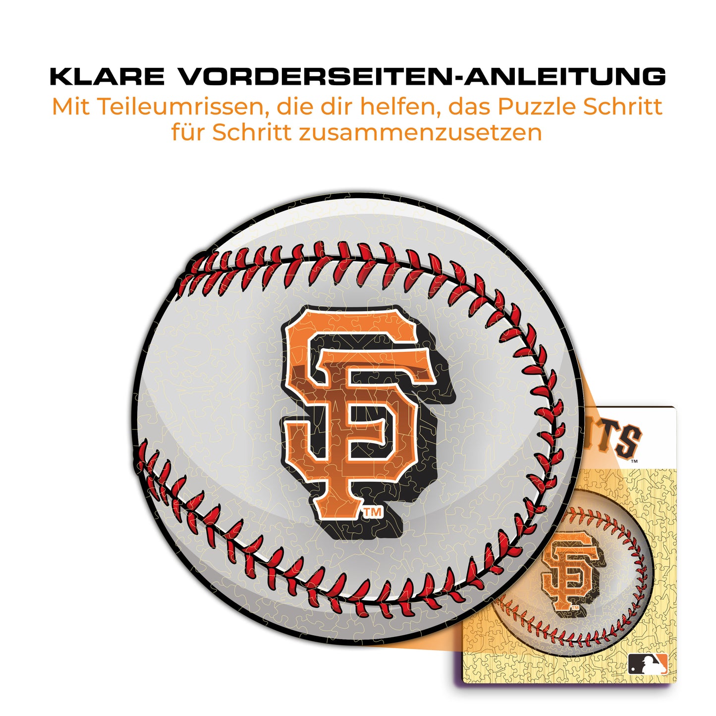 San Francisco Giants™ Baseball - Holzpuzzle