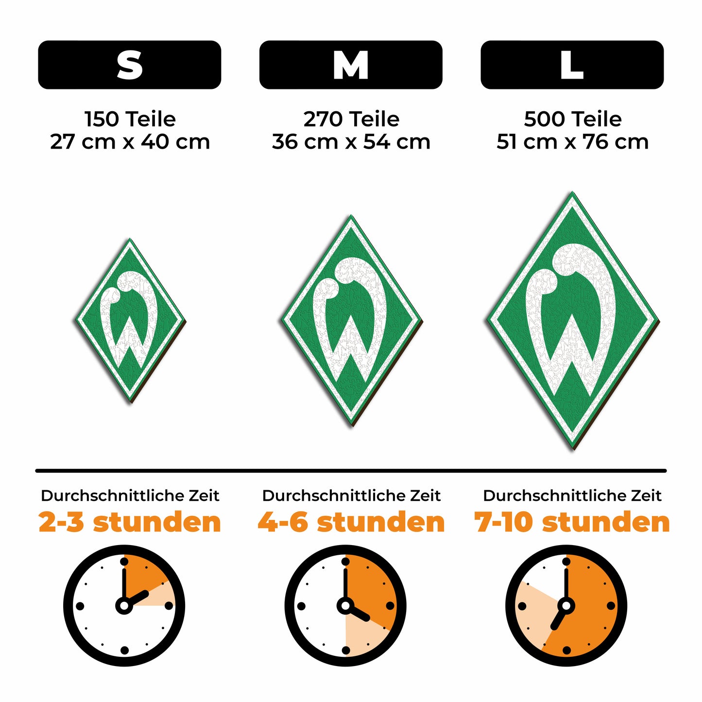 SV Werder Bremen® Logo - Holzpuzzle