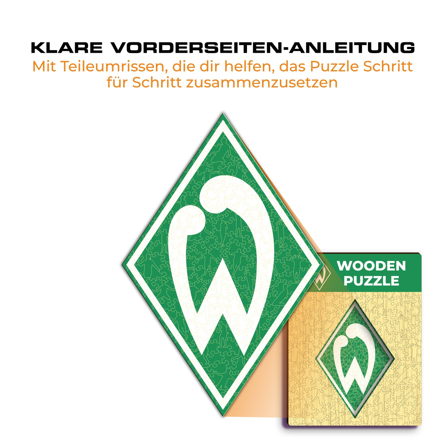 SV Werder Bremen® Logo - Holzpuzzle