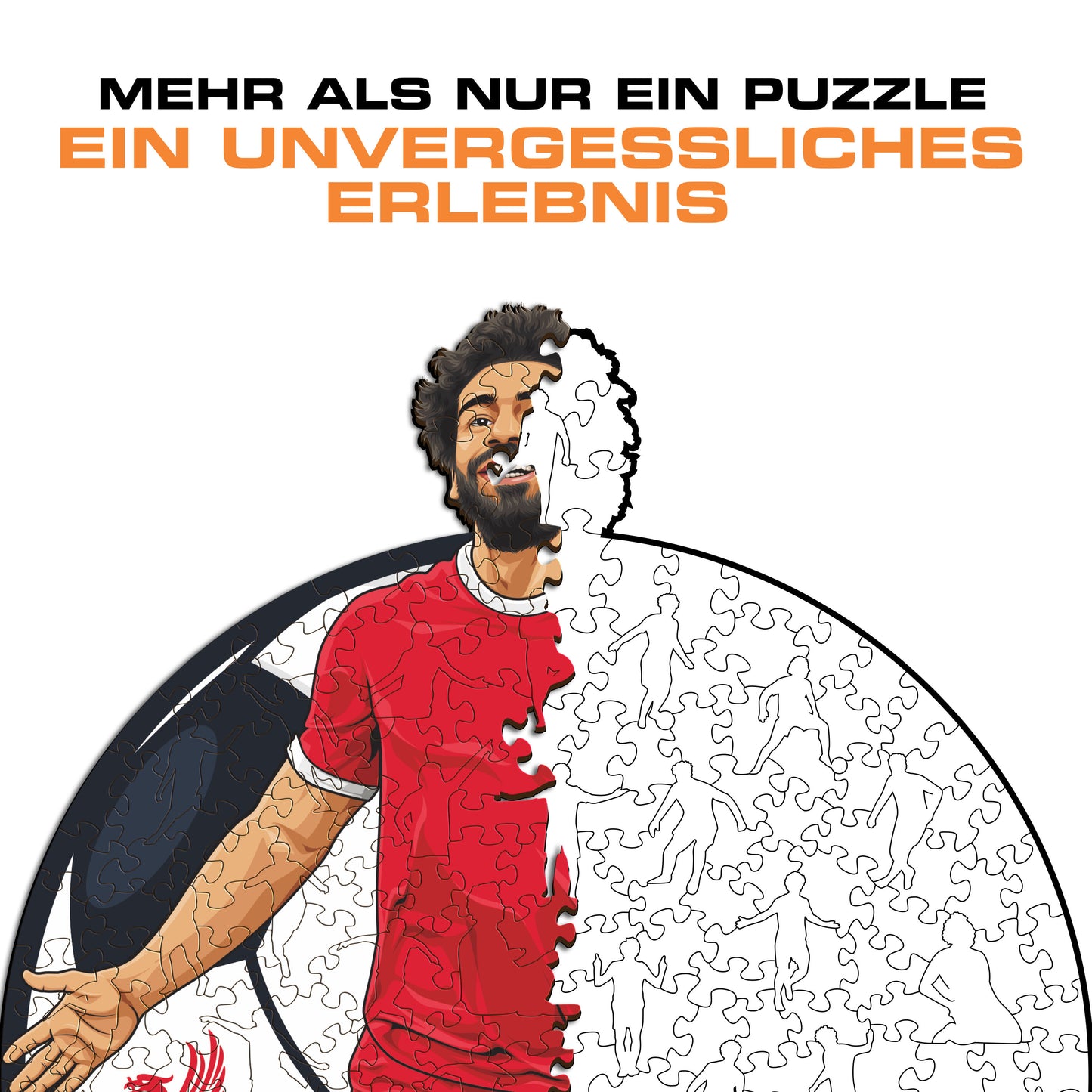 Mohamed Salah - Holzpuzzle