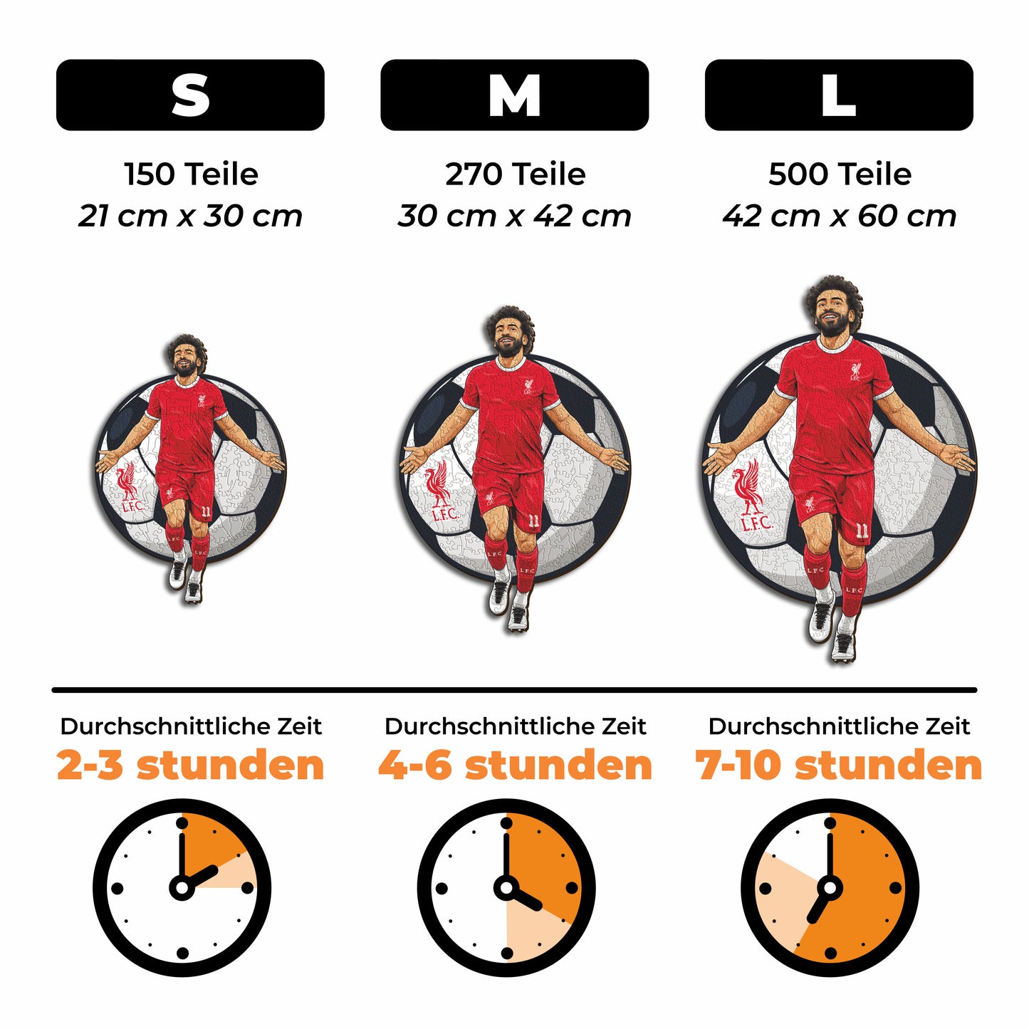 Mohamed Salah - Holzpuzzle