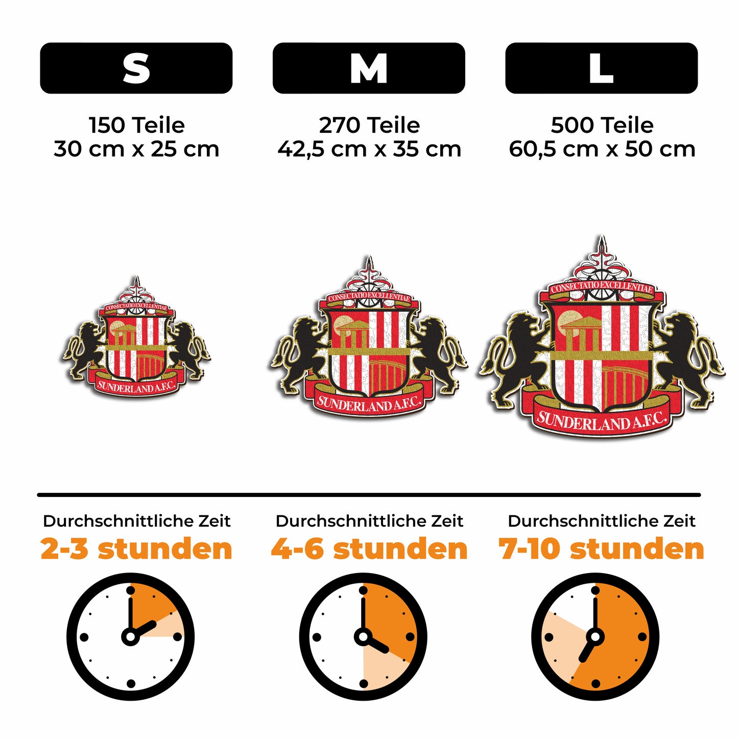 Sunderland AFC® Logo - Holzpuzzle