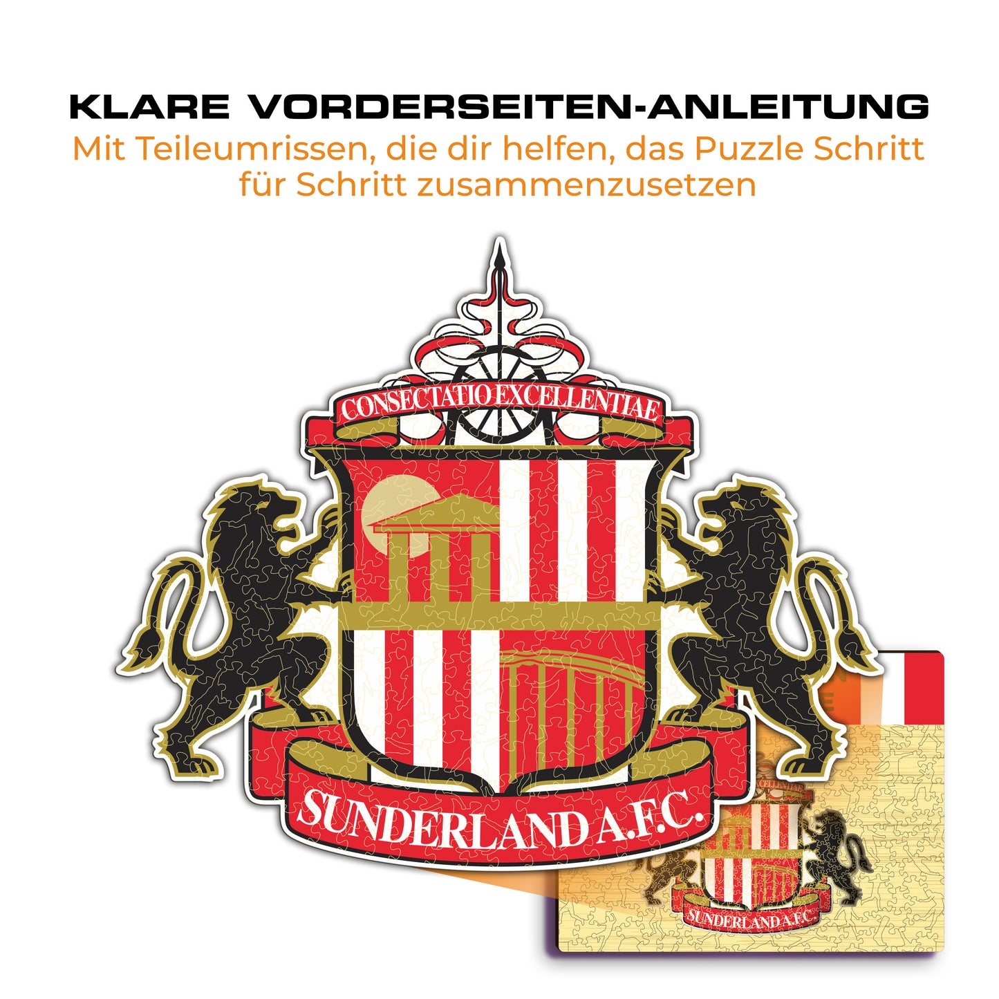 Sunderland AFC® Logo - Holzpuzzle