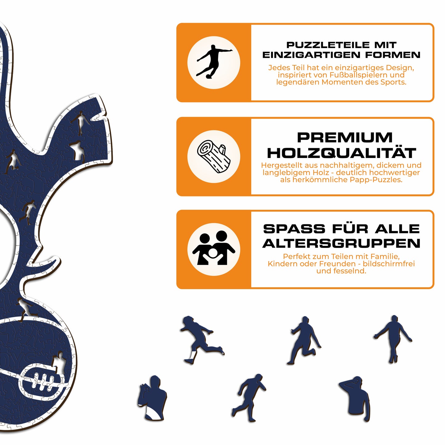 Tottenham Hotspur FC® Logo - Holzpuzzle