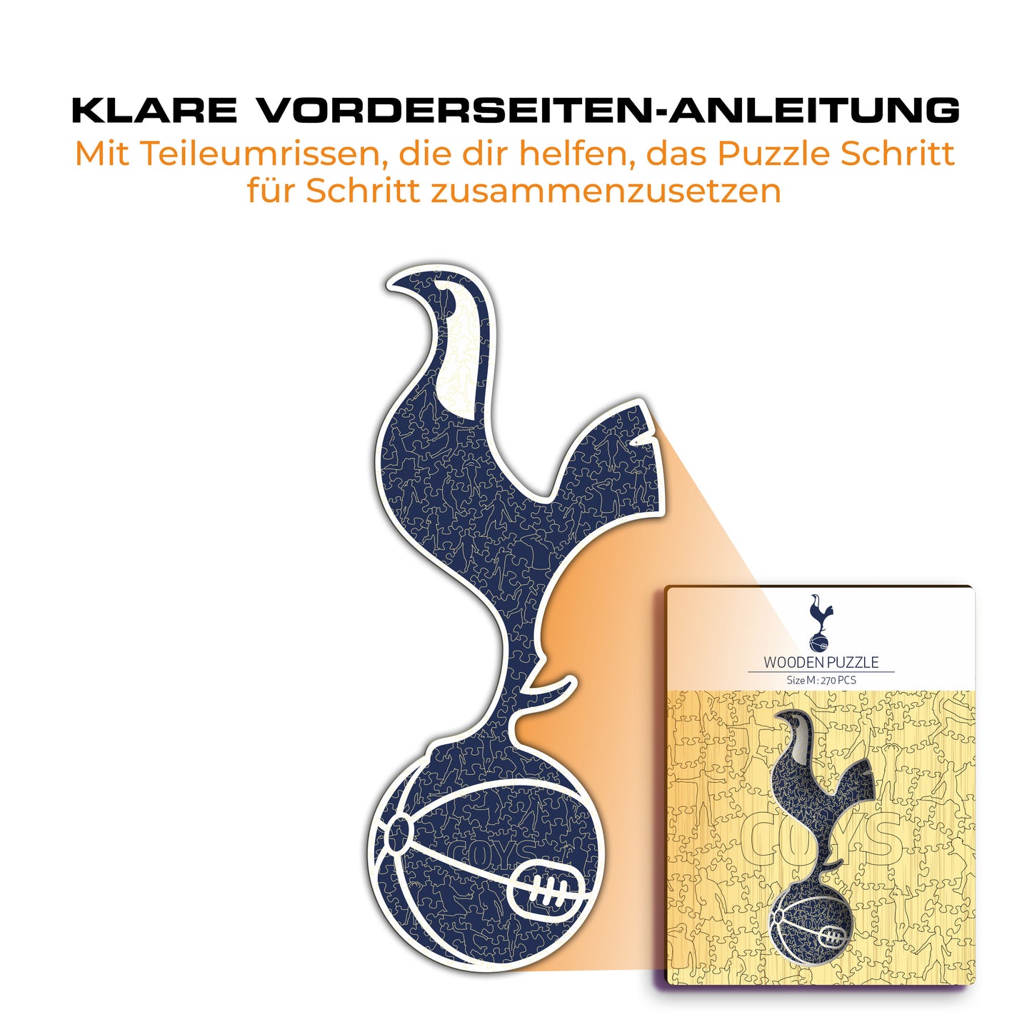 Tottenham Hotspur FC® Logo - Holzpuzzle