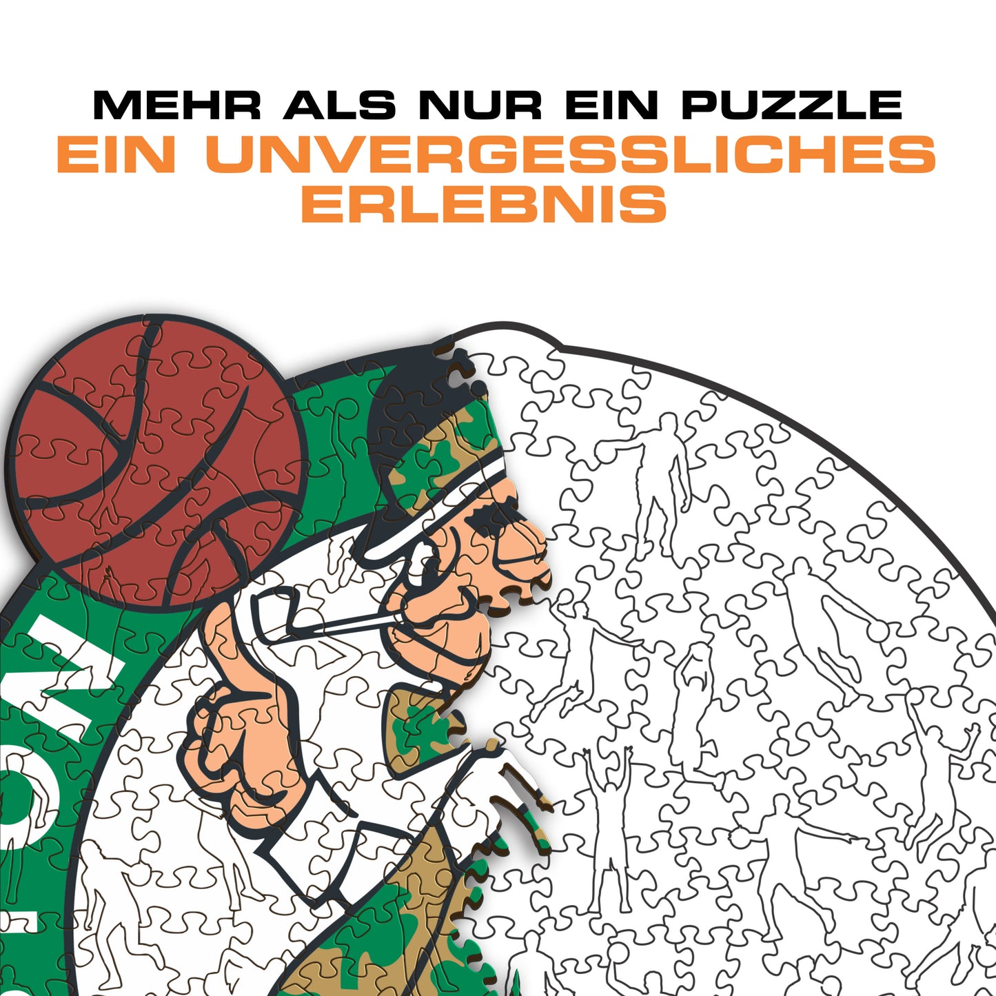 Boston Celtics™ Logo - Holzpuzzle
