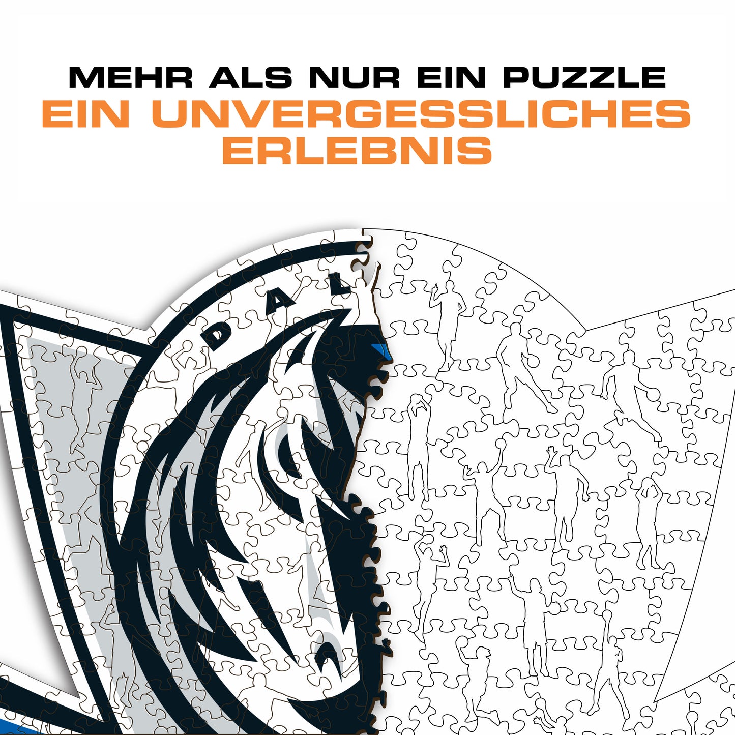 Dallas Mavericks™ Logo - Holzpuzzle