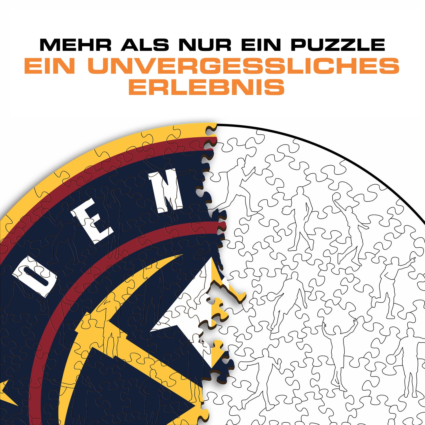 Denver Nuggets™ Logo - Holzpuzzle