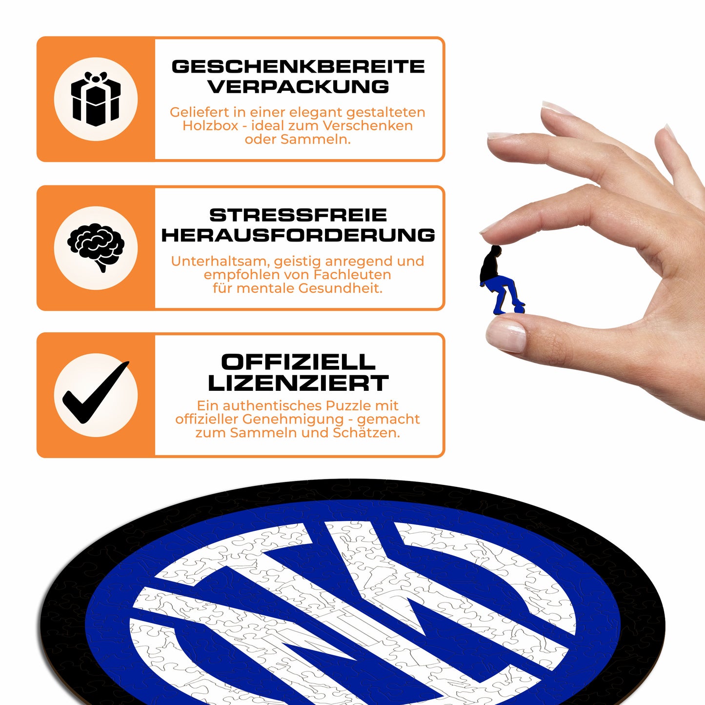 FC Inter® Logo - Holzpuzzle