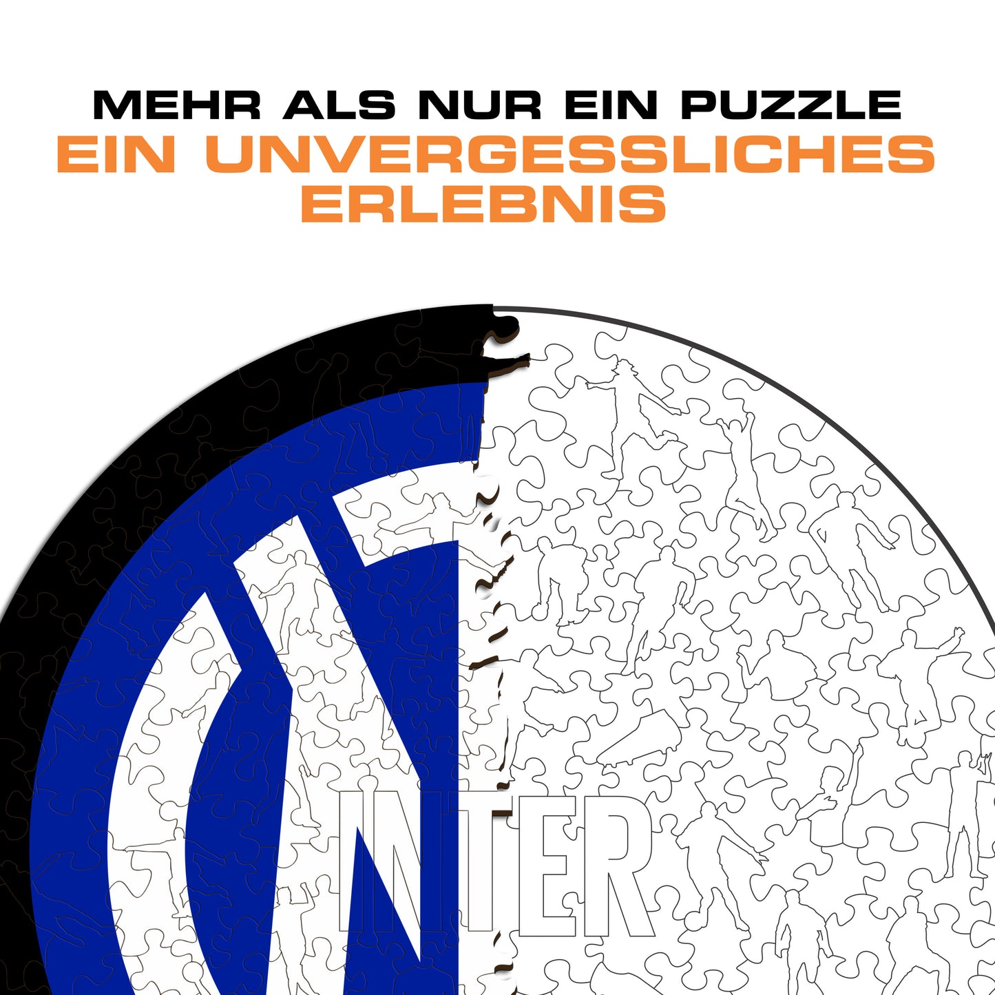 FC Inter® Logo - Holzpuzzle