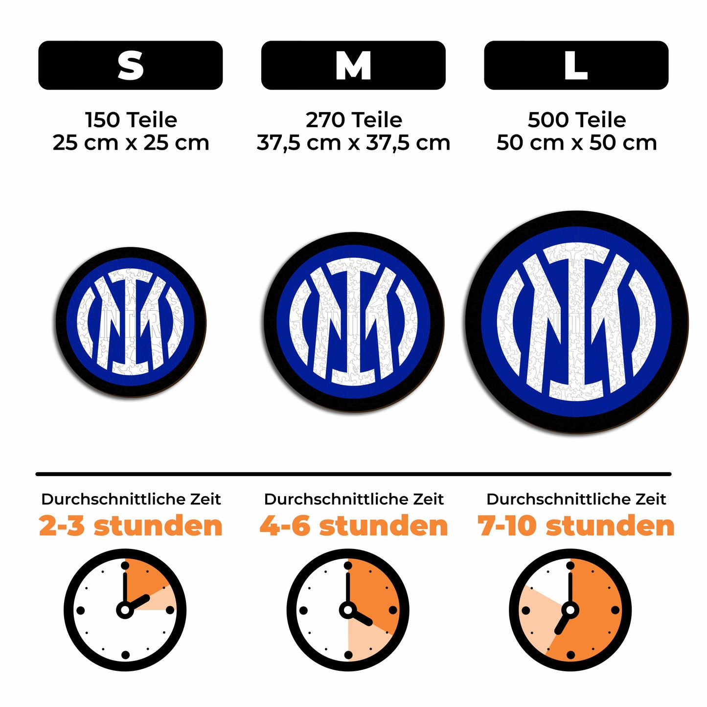 FC Inter® Logo - Holzpuzzle