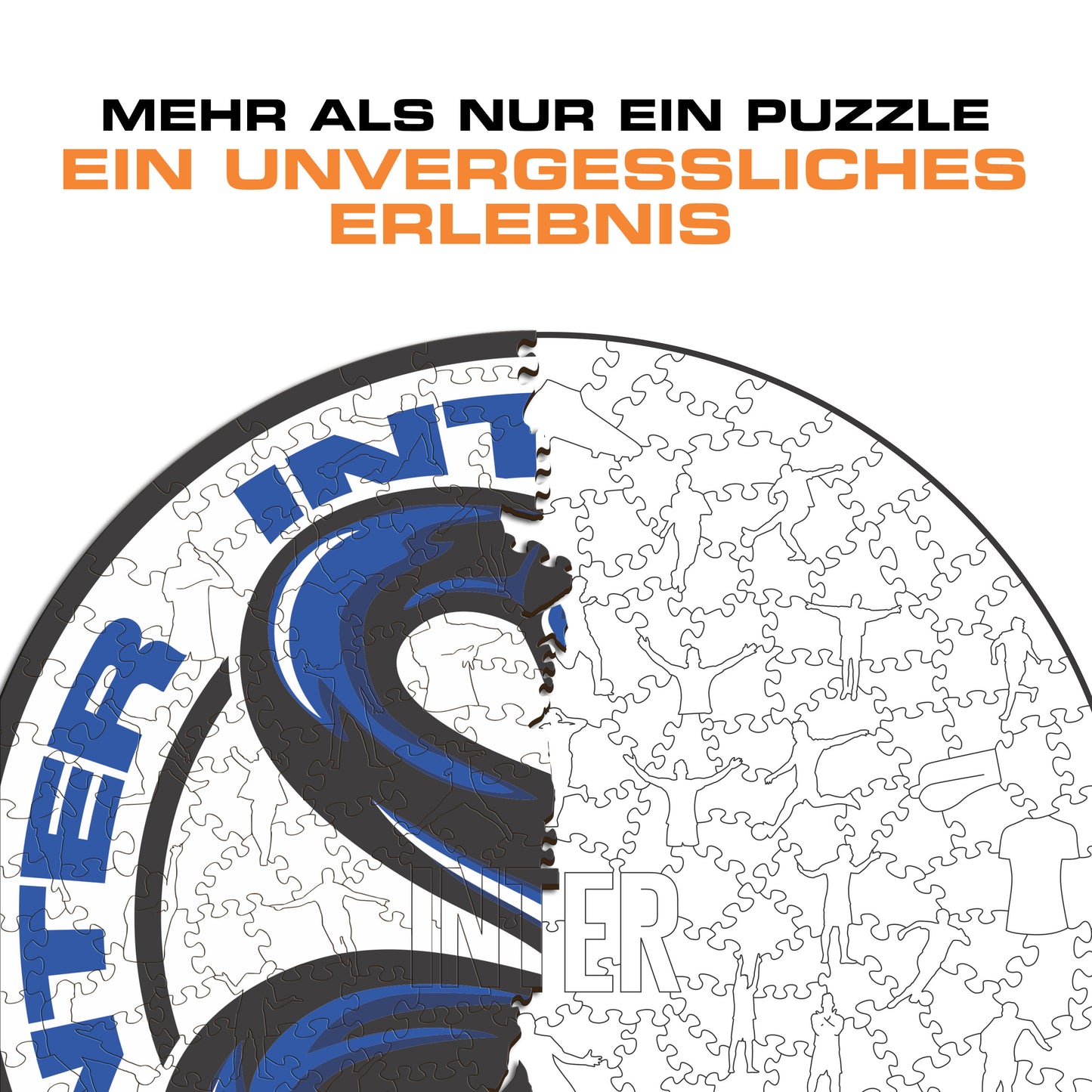 FC Inter® Snake - Holzpuzzle
