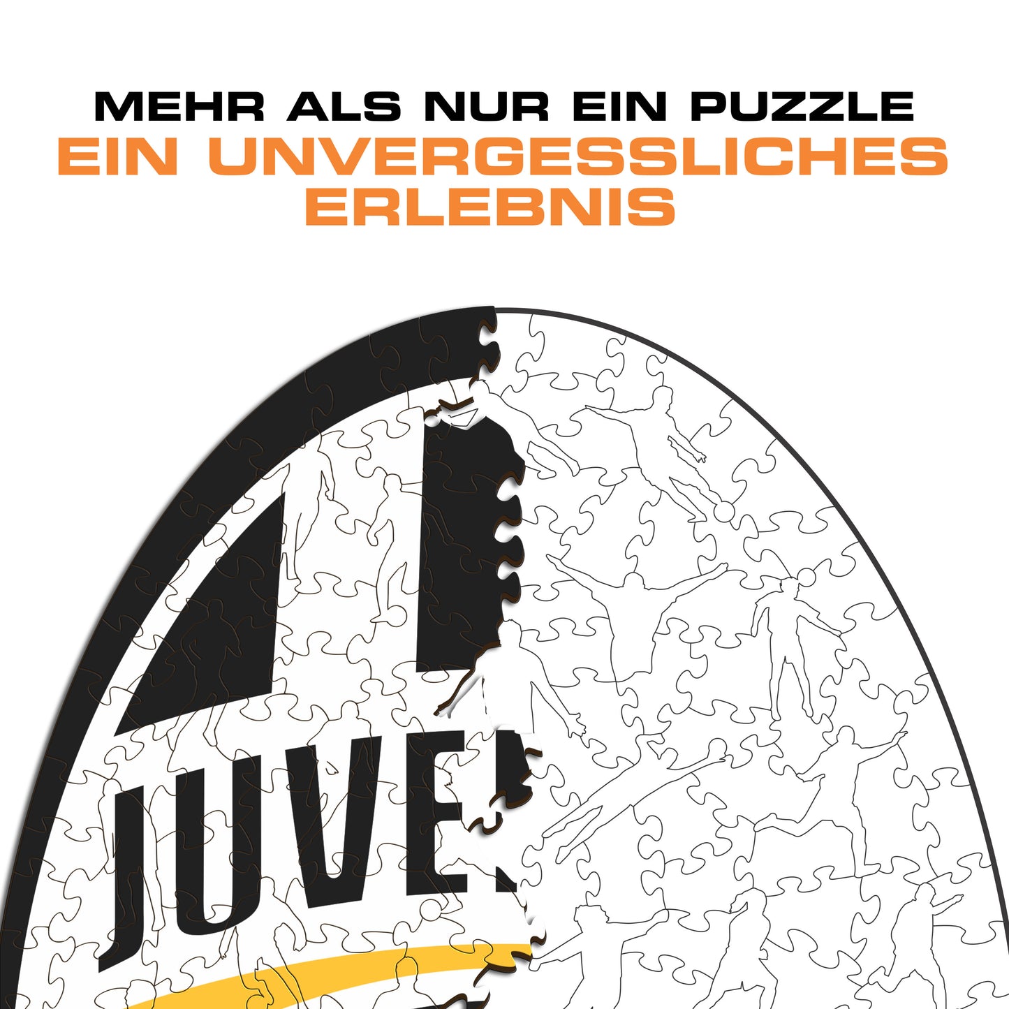 Juventus FC® Retro Logo - Holzpuzzle
