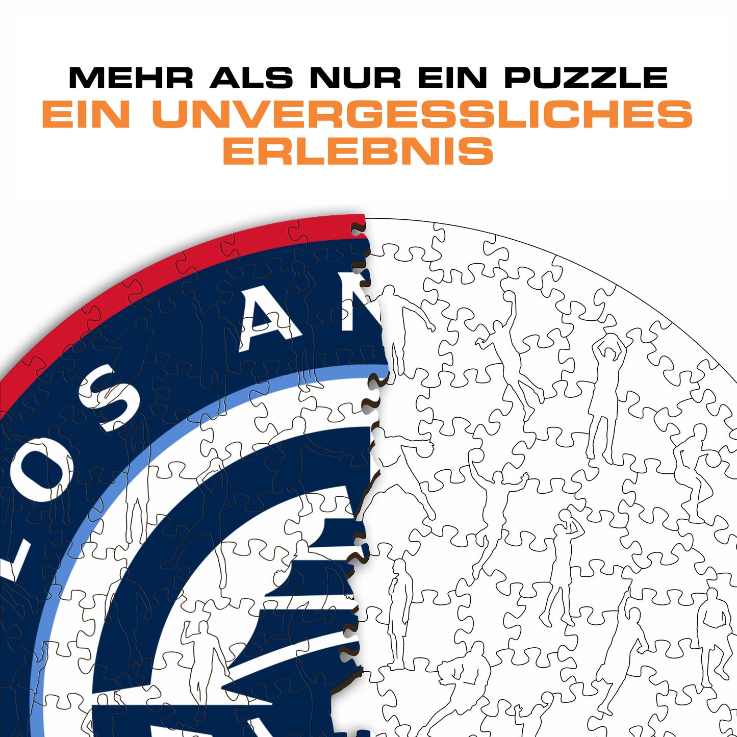 Los Angeles Clippers™ Logo - Holzpuzzle