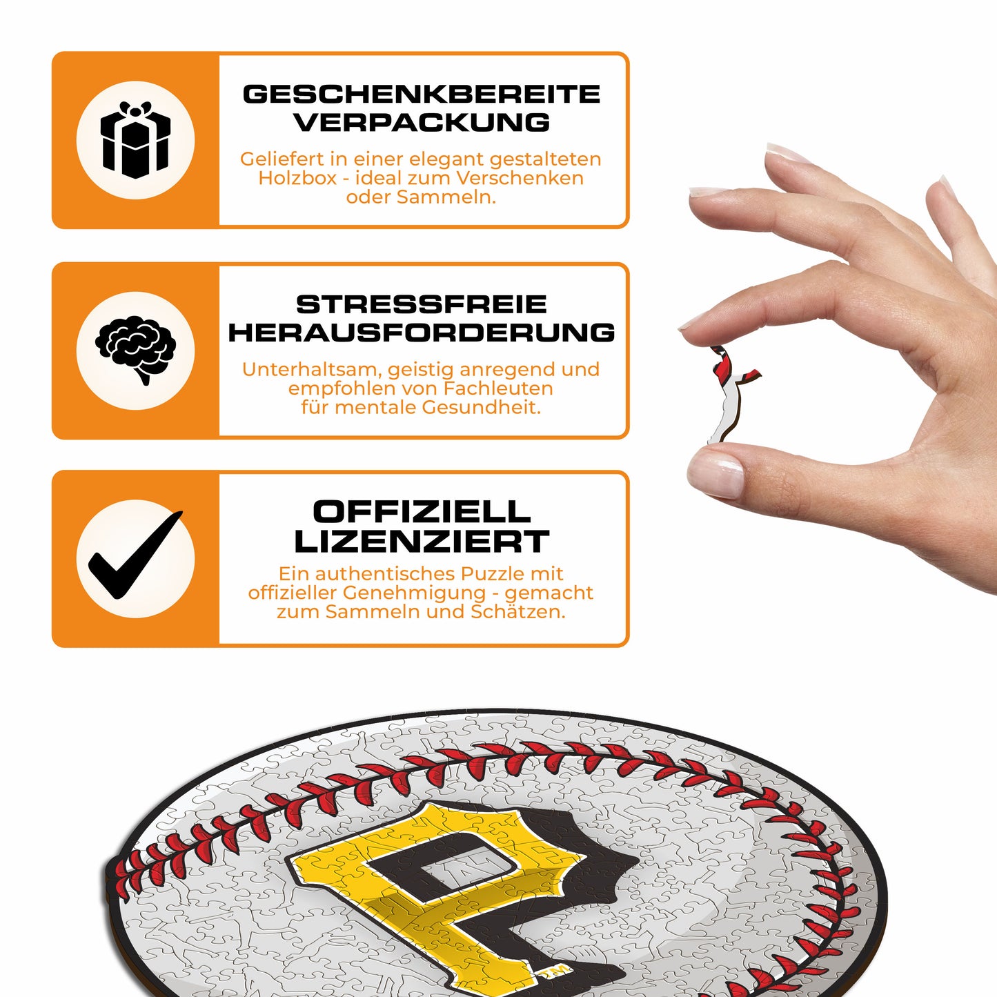 Pittsburgh Pirates™ - Holzpuzzle