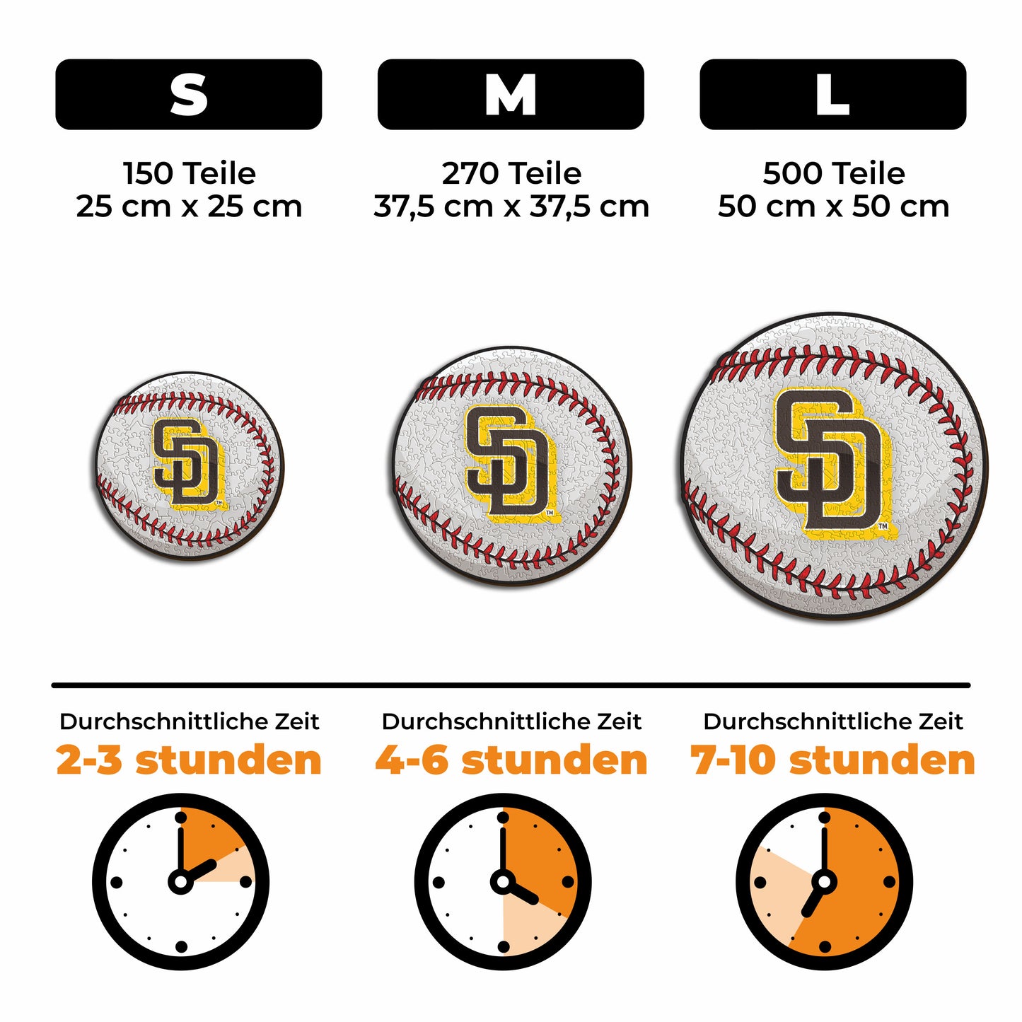 San Diego Padres™ - Holzpuzzle