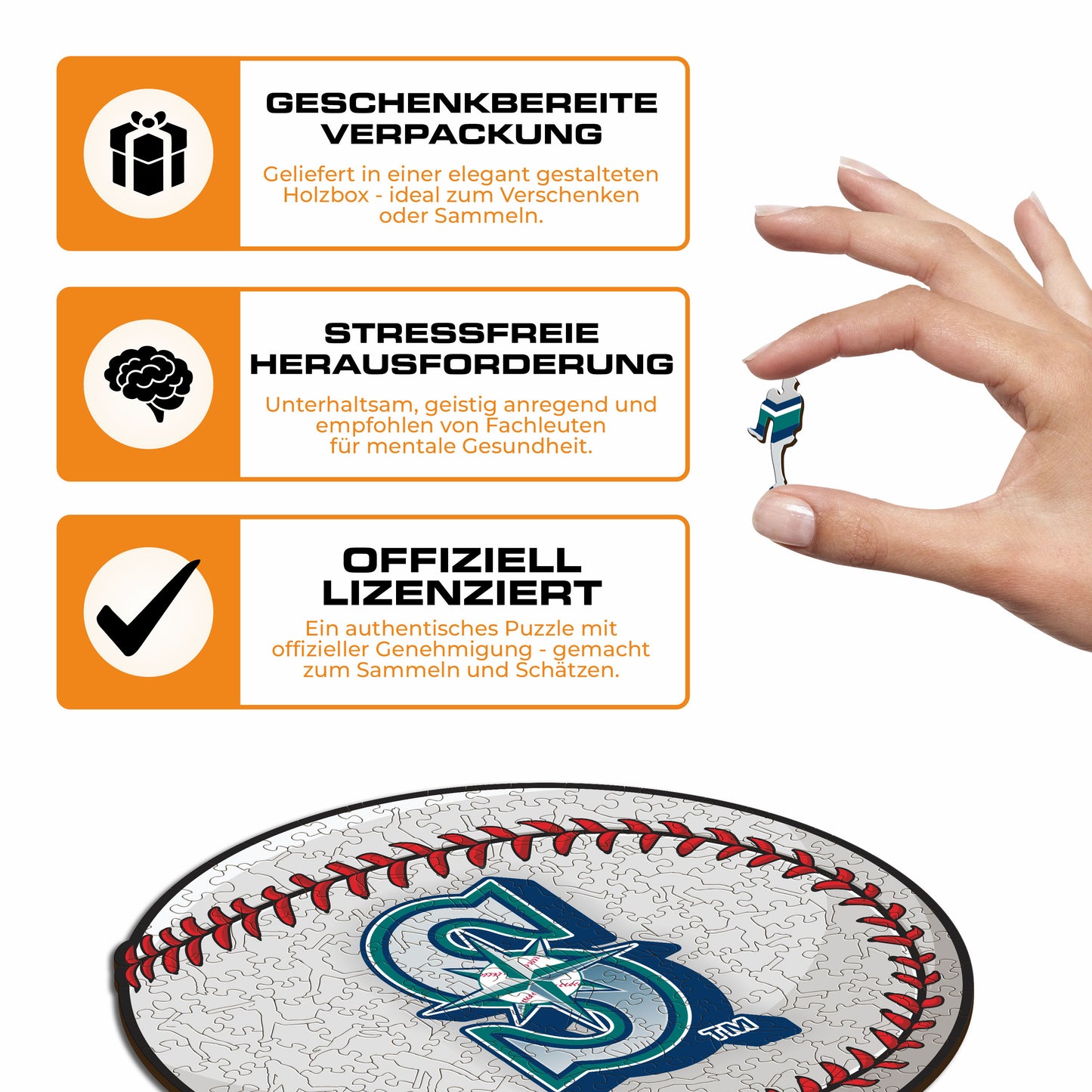 Seattle Mariners™ - Holzpuzzle