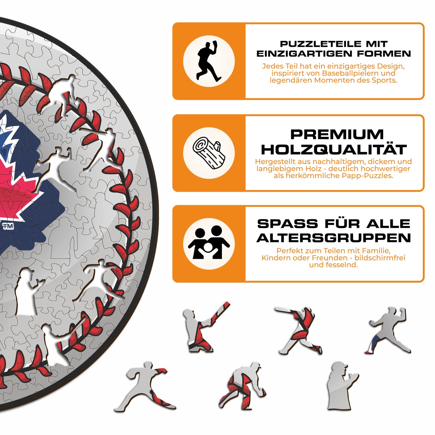Toronto Blue Jays™ - Holzpuzzle