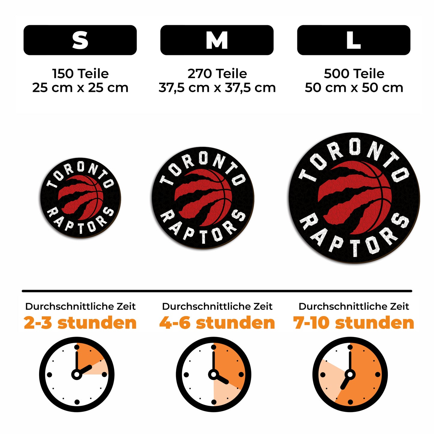 Toronto Raptors™ Logo - Holzpuzzle