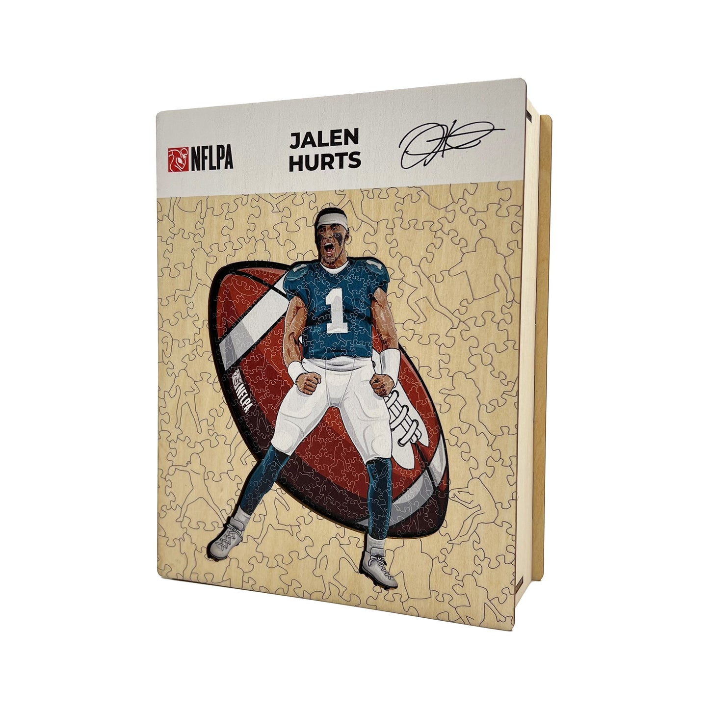 Jalen Hurts - Holzpuzzle