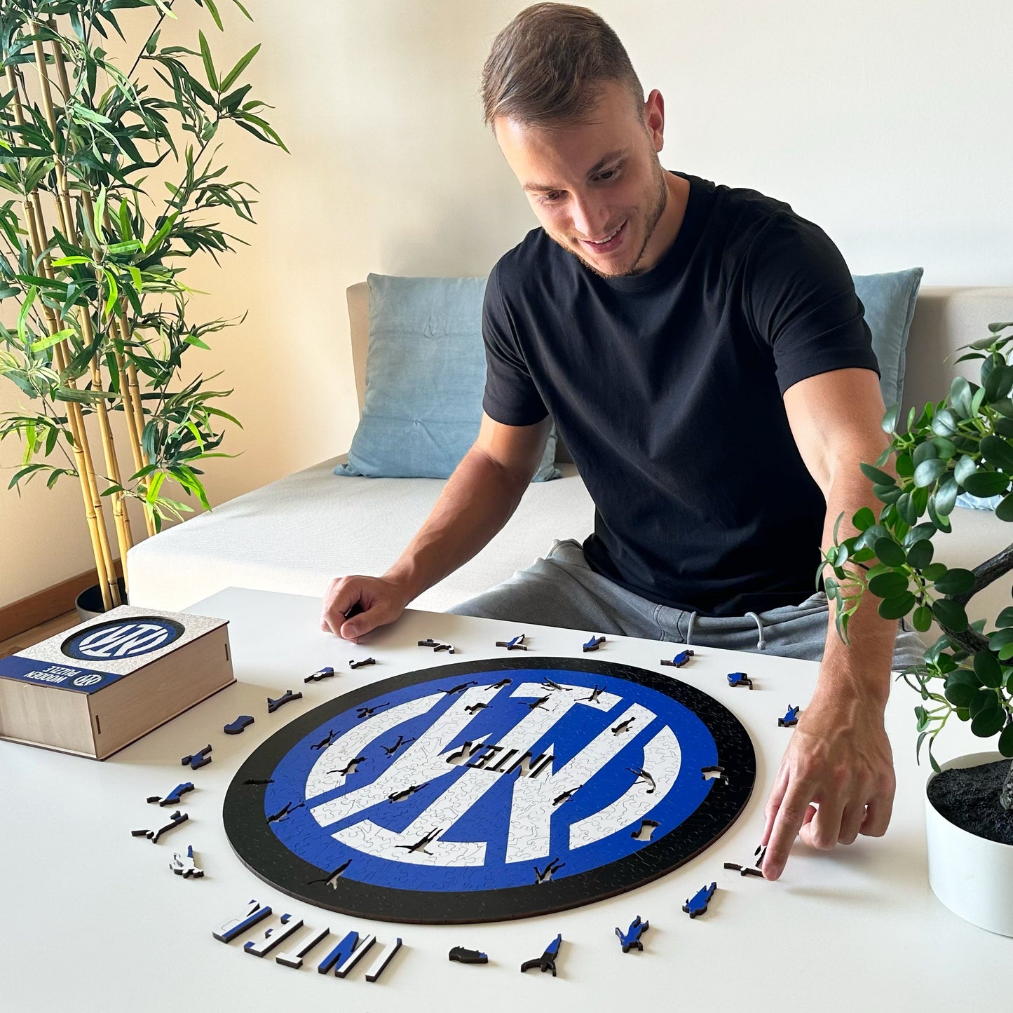 FC Inter® Logo - Holzpuzzle
