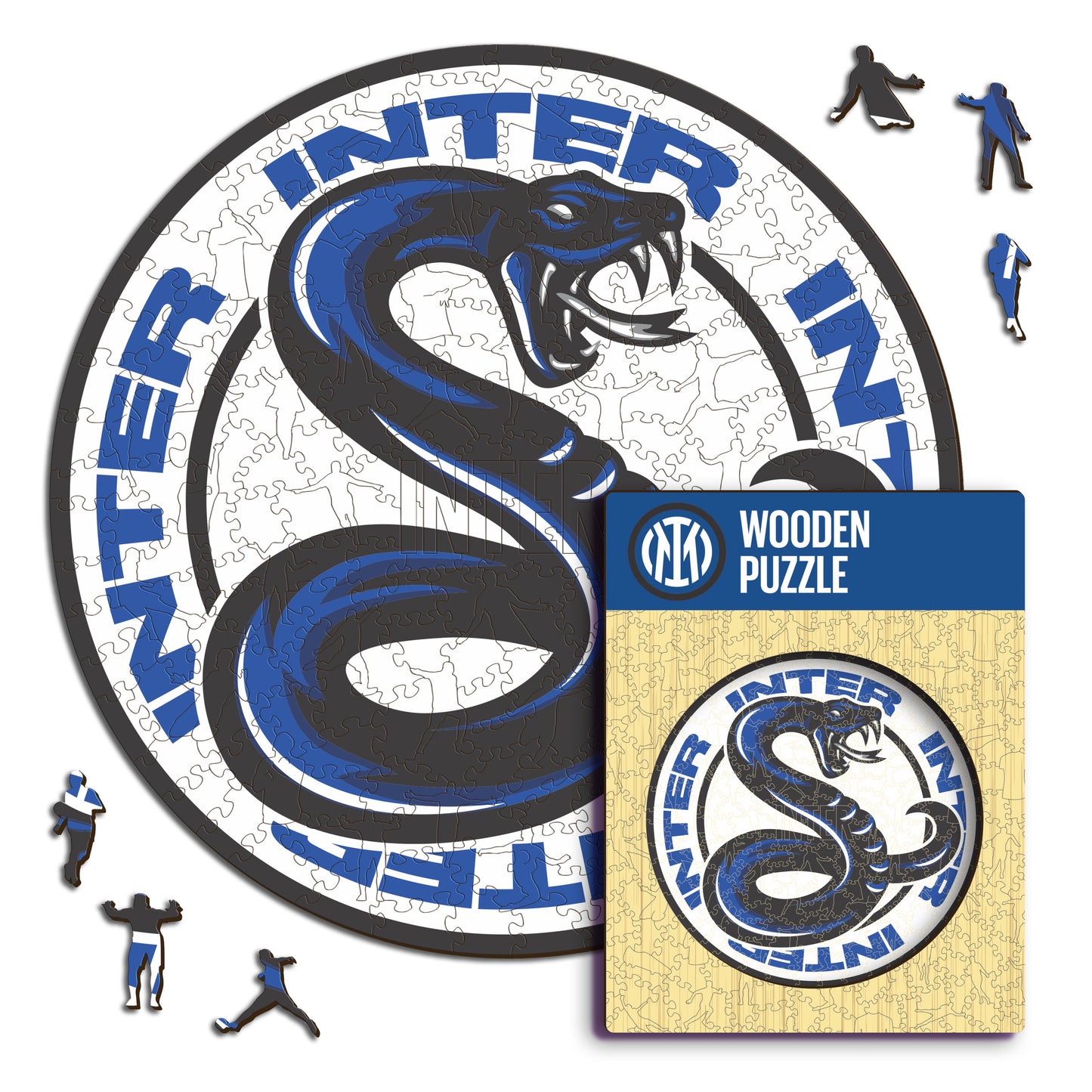 FC Inter® Snake - Holzpuzzle