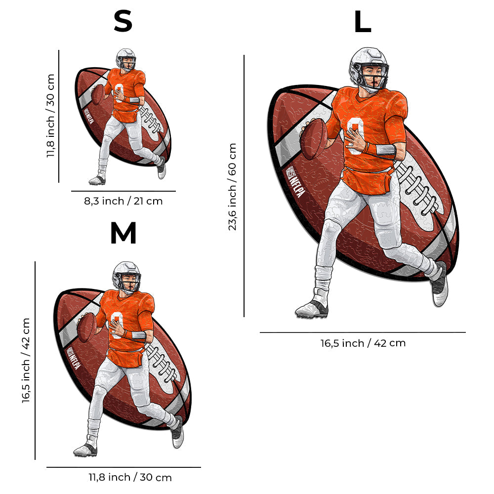 Joe Burrow - Holzpuzzle