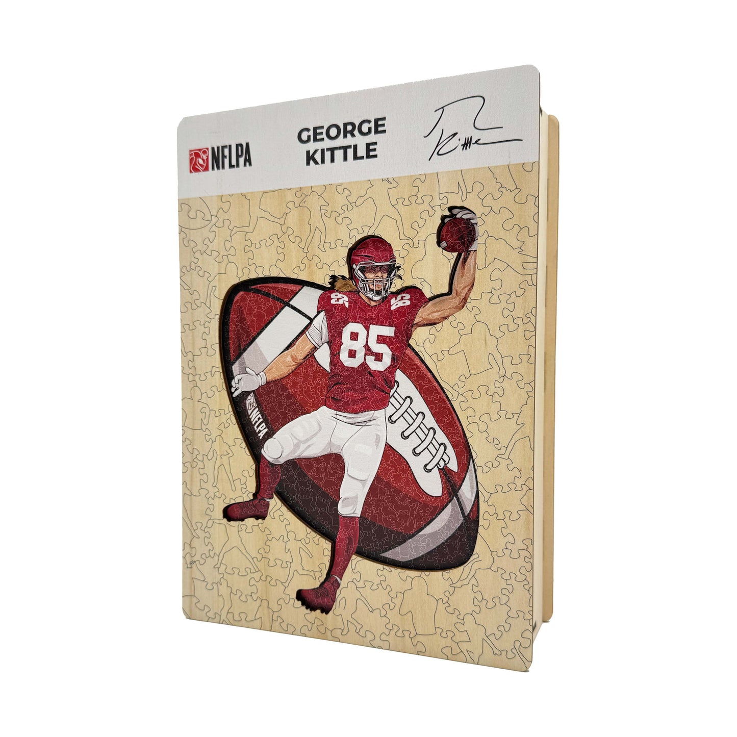 George Kittle - Holzpuzzle