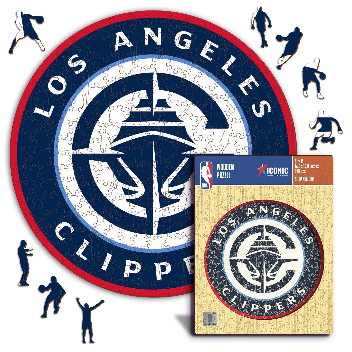 Los Angeles Clippers™ Logo - Holzpuzzle