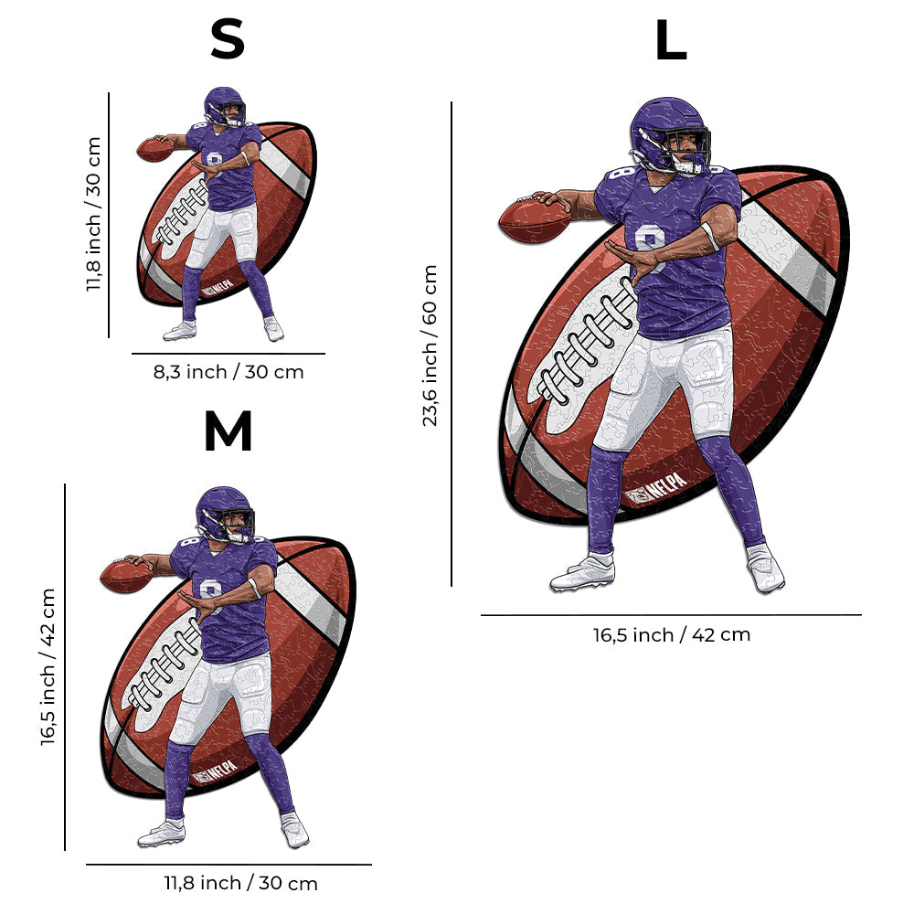 Lamar Jackson - Holzpuzzle