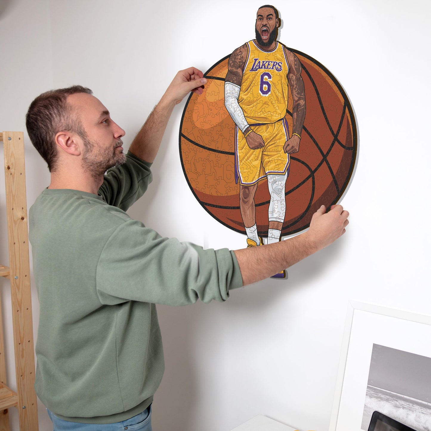 LeBron James - Holzpuzzle