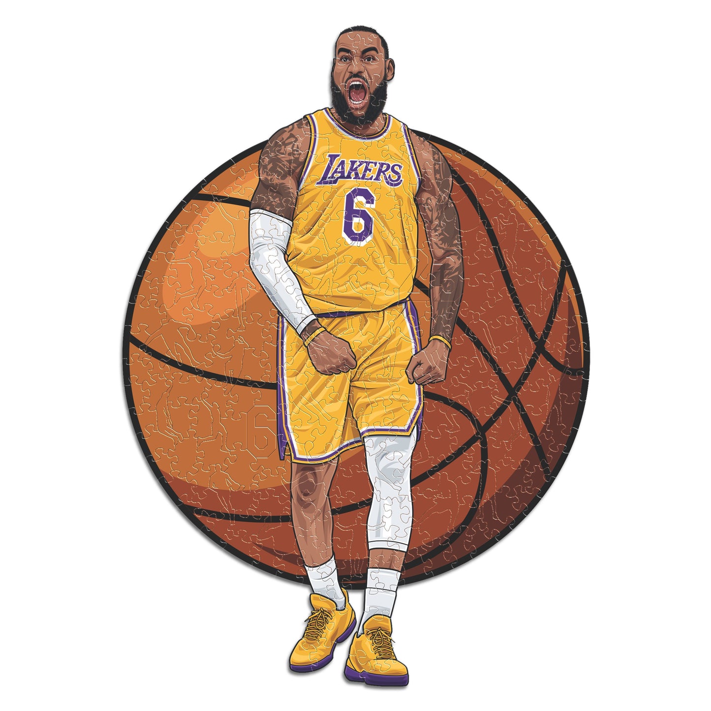 LeBron James - Holzpuzzle