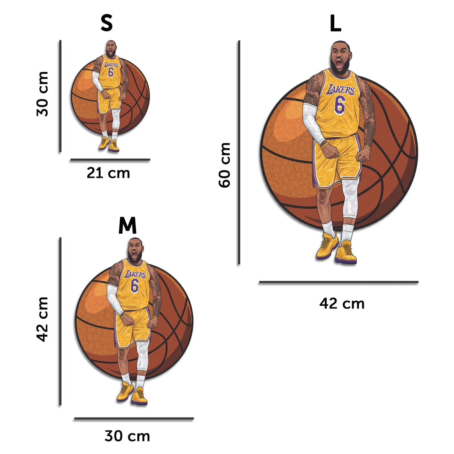 LeBron James - Holzpuzzle