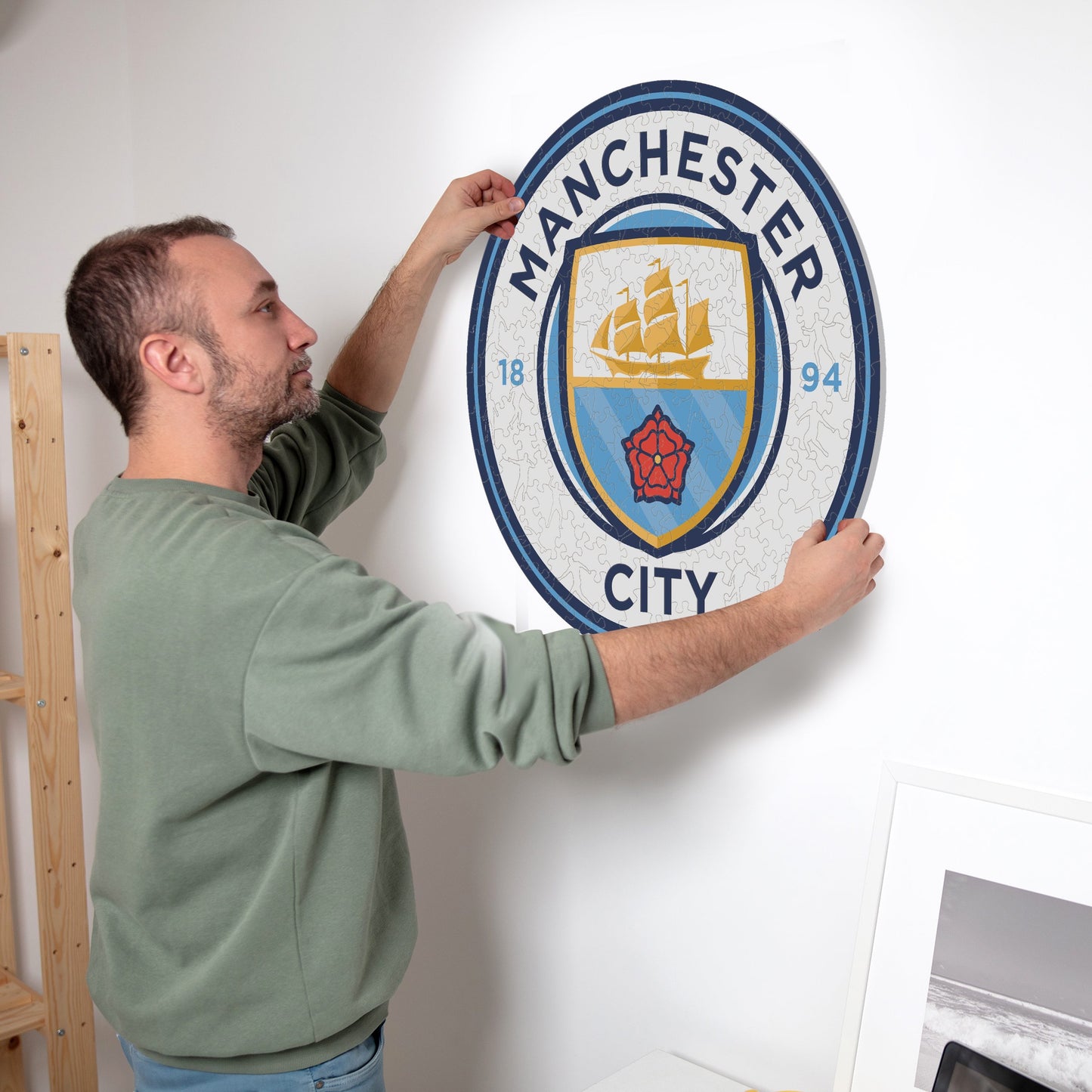 Manchester City FC® Logo - Holzpuzzle