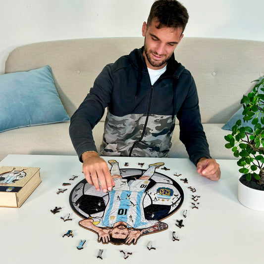 Lionel Messi - Holzpuzzle