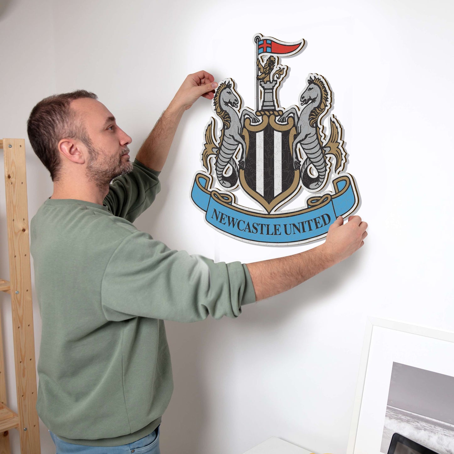 Newcastle United FC® Logo - Holzpuzzle