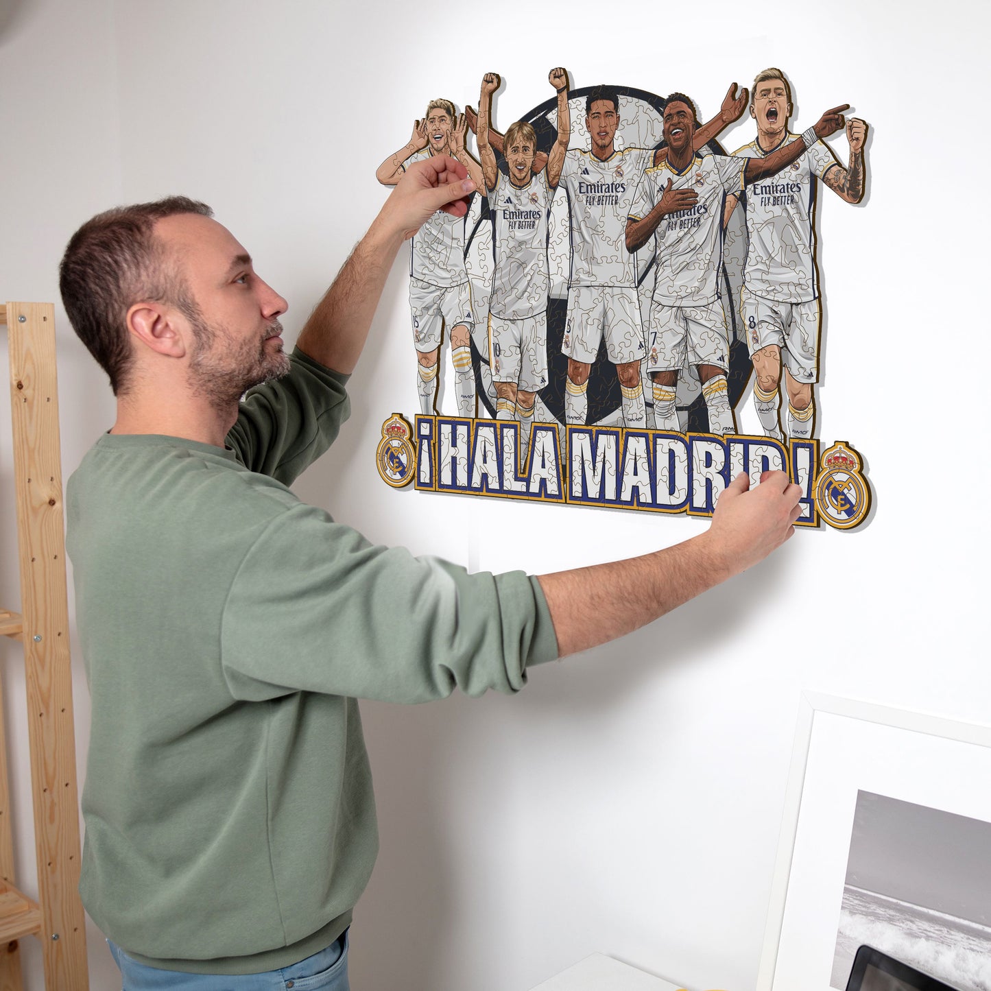 Real Madrid CF® 5 Players - Holzpuzzle