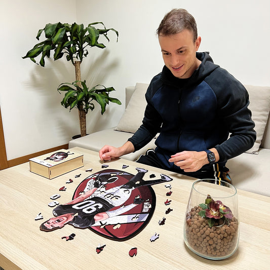 T.J. Watt - Holzpuzzle