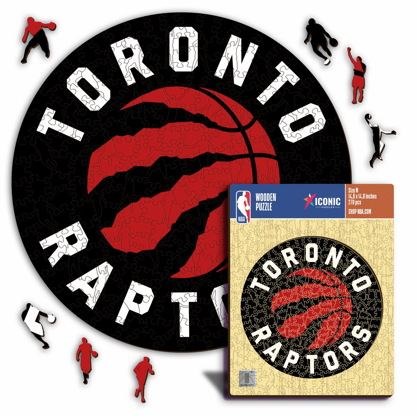 Toronto Raptors™ Logo - Holzpuzzle