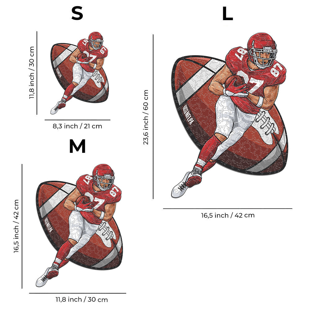 Travis Kelce - Holzpuzzle