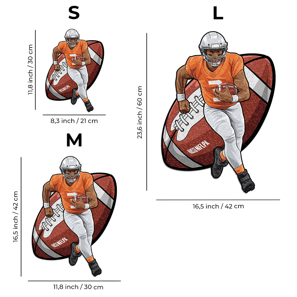 Russell Wilson - Holzpuzzle