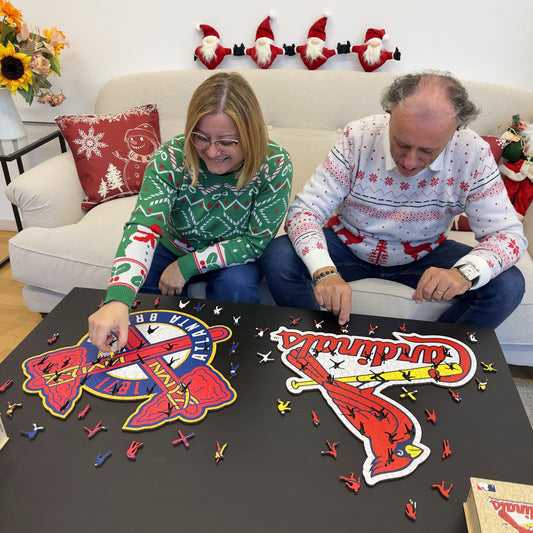 Atlanta Braves™ Logo - Holzpuzzle